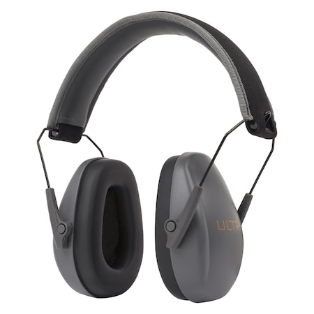 Ultrx Slim Profile Passive Earmuff, Gray 4153